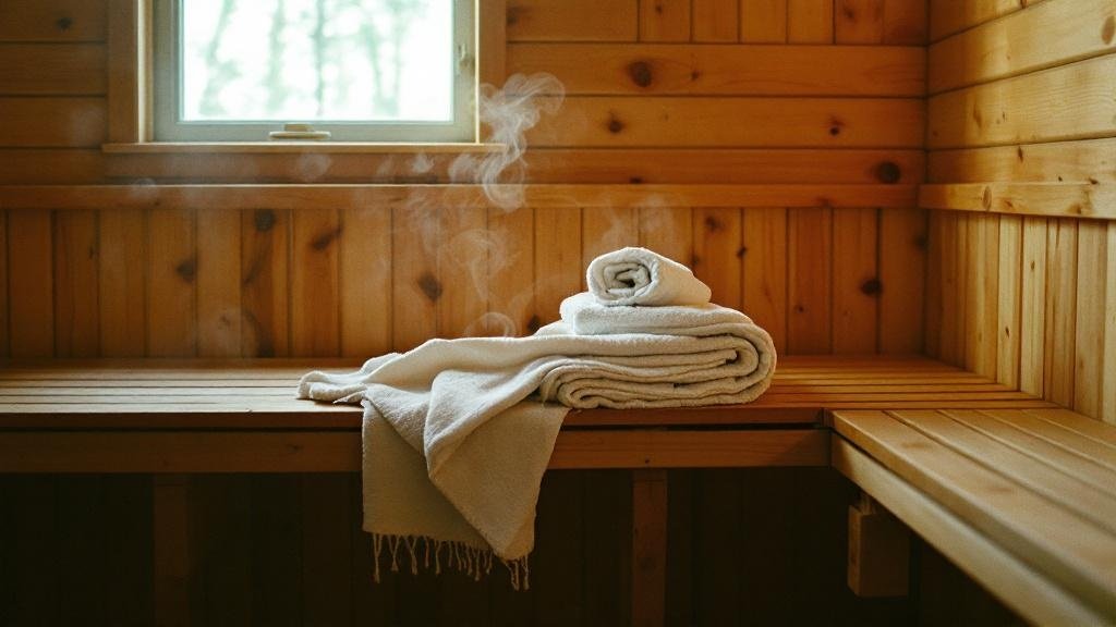 Sit on a towel or pefletti – never the bare bench in your home