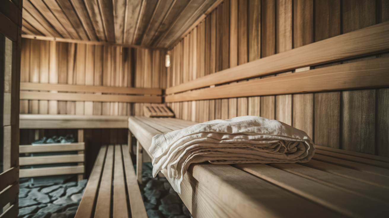 Sit on a towel or pefletti – never the bare bench in your home