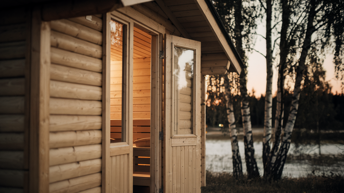 Visiting a Finnish home sauna in your home
