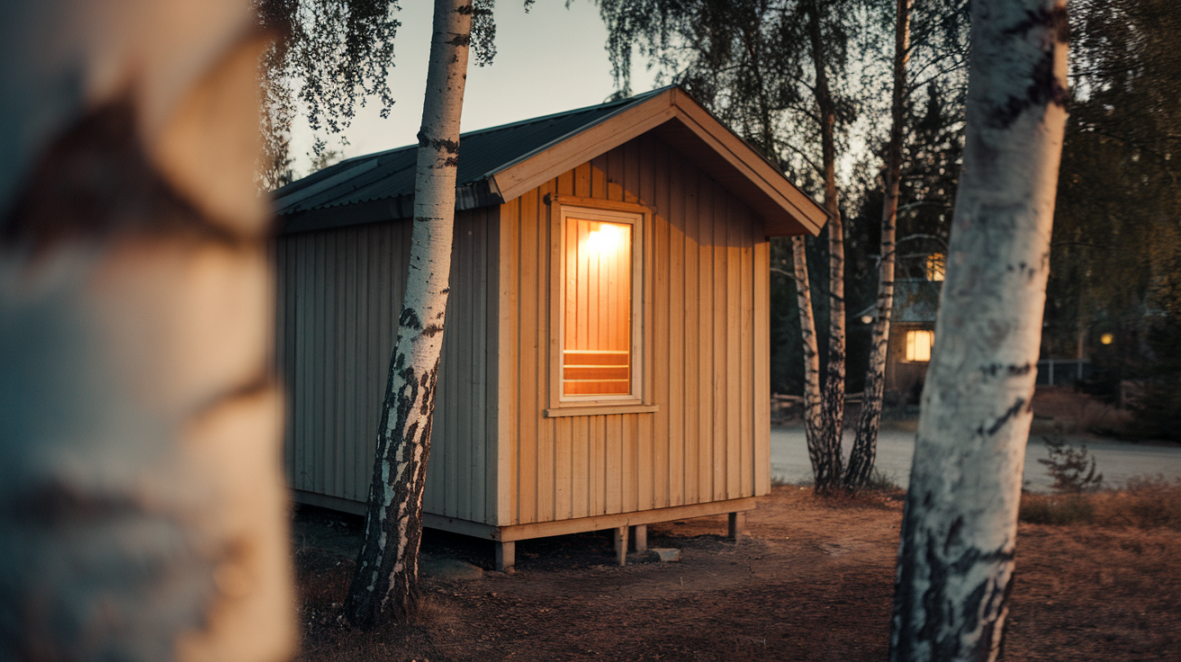 Modern Finnish sauna culture in your home