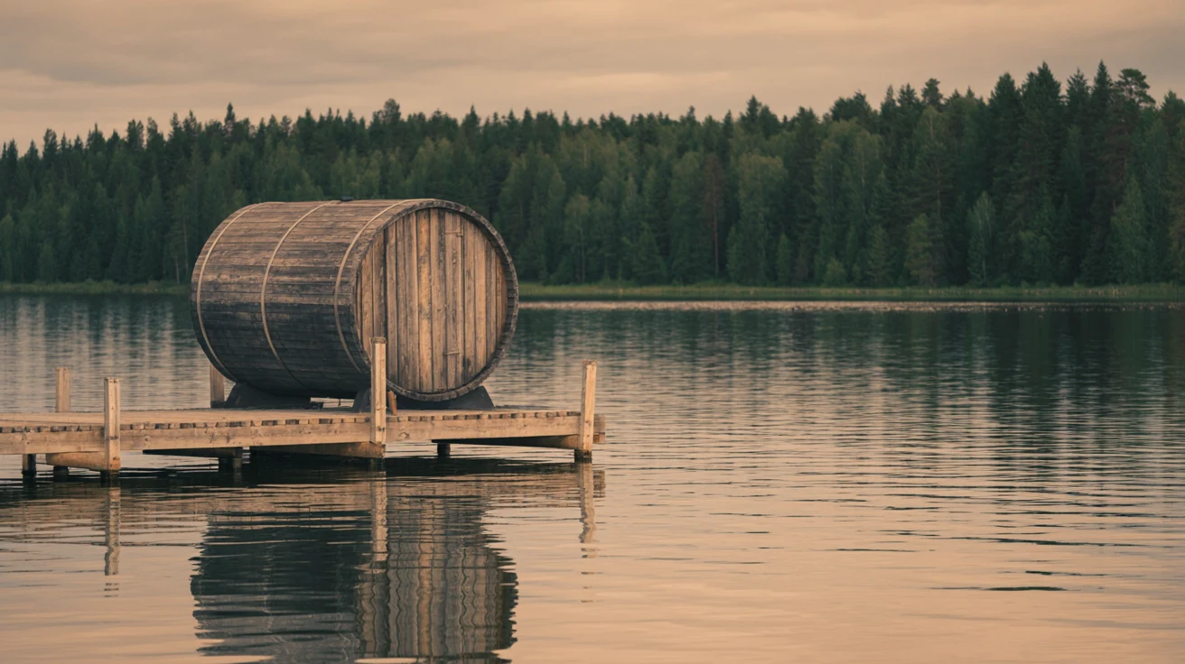The American lake cabin version