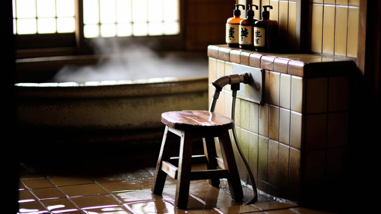 The etiquette: wash first, no swimsuit in your home