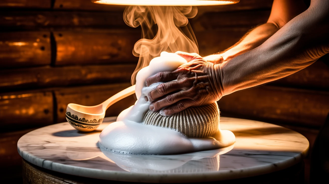 The foam massage in your home