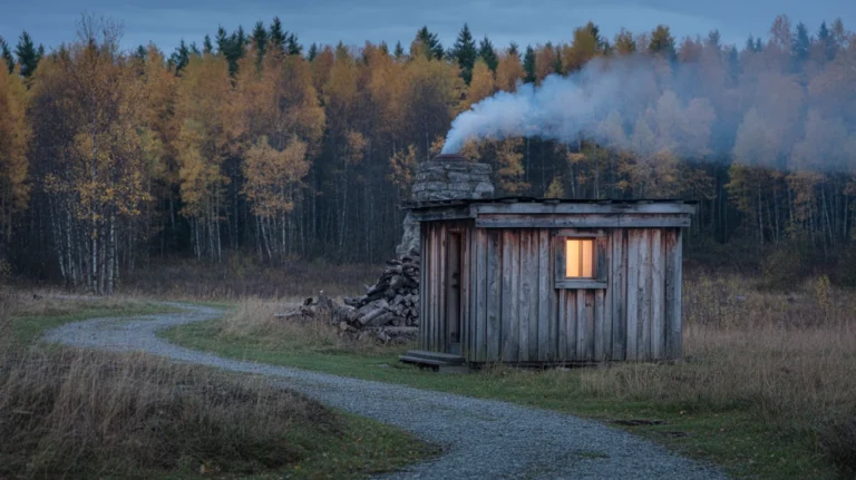 Diverse group of people relaxing together in a warm wooden sauna room